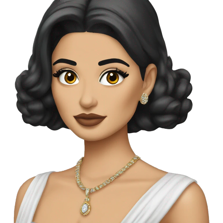Kylie Jenner as an aristocrate emoji