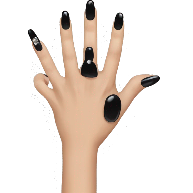 Black nails  emoji