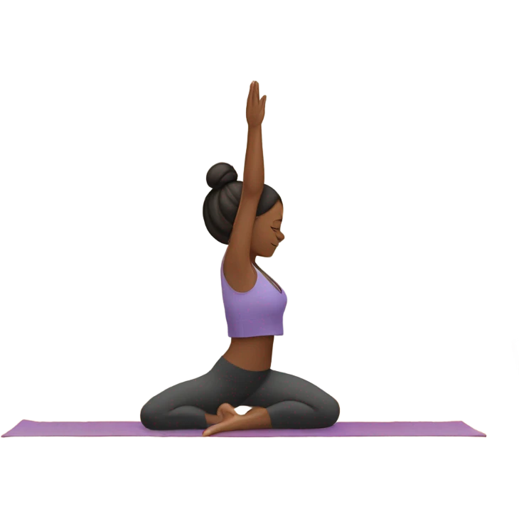 Yoga girl emoji