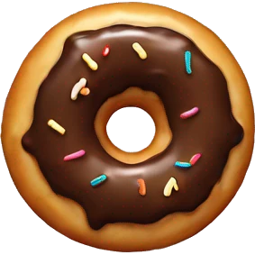 maymun yiyen donut emoji