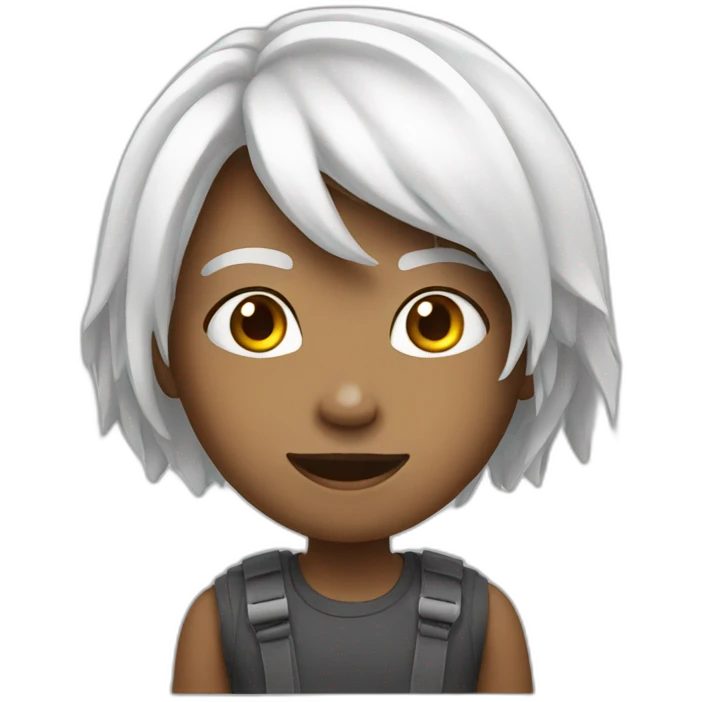 crazy white cutie teen emoji