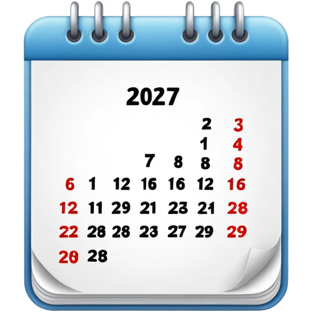 22feb calendar  emoji