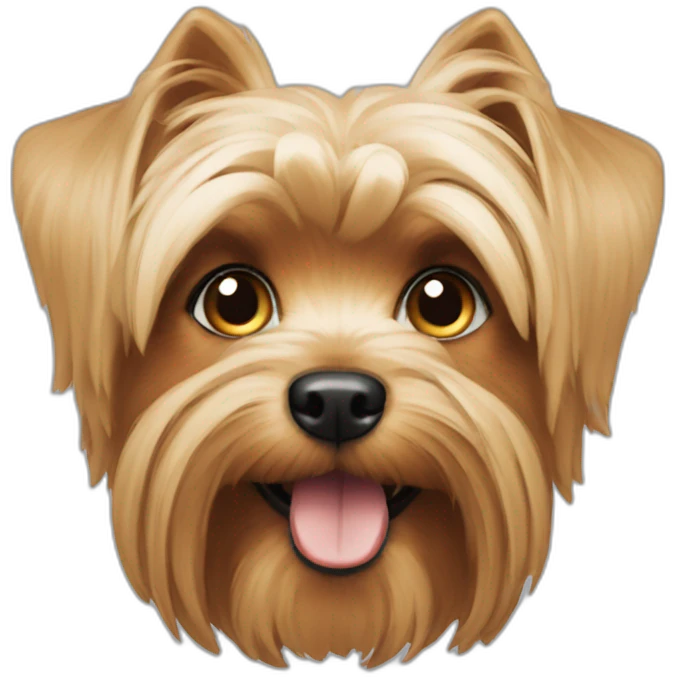 Perro yorkshire emoji