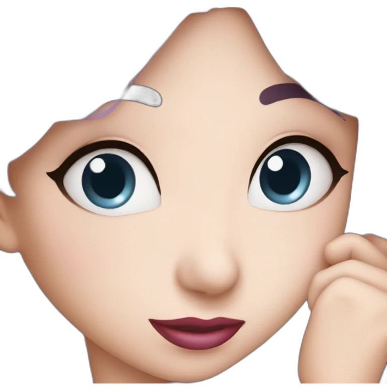 Bisous bleu emoji
