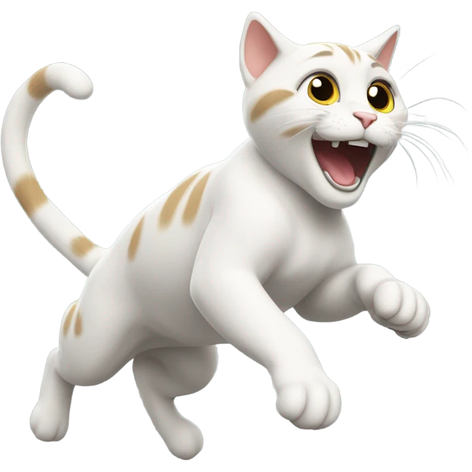 Cat jumping emoji