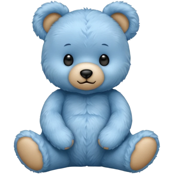 Blue Teddy in different pose emoji