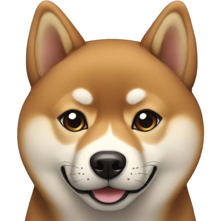 Black and tan Shiba Inu emoji