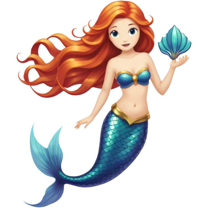classic mermaid emoji