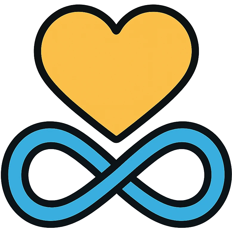 gold and black outlined icon representing Life for Instagram emoji