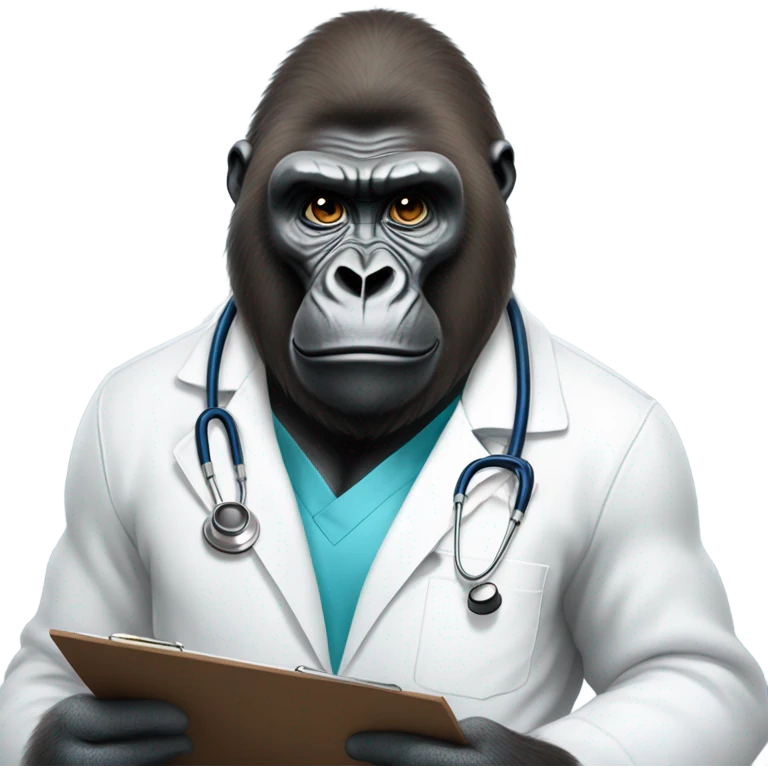 Doctor gorilla emoji