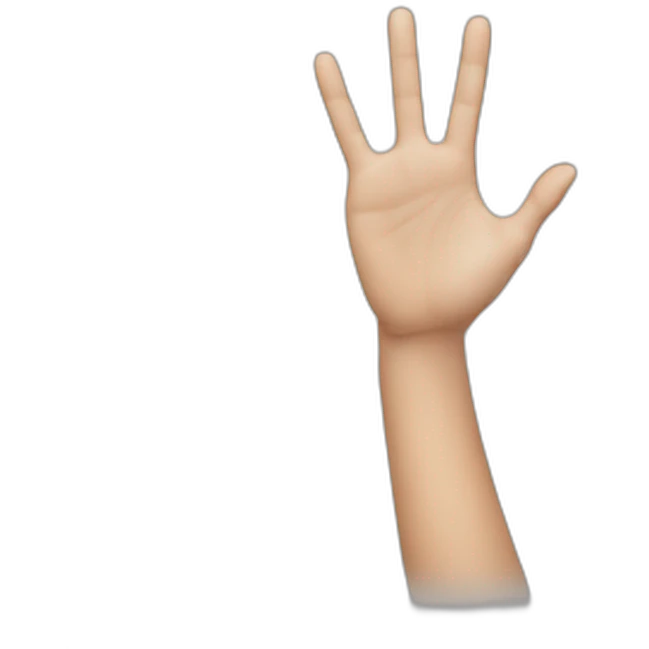 hand reaching emoji