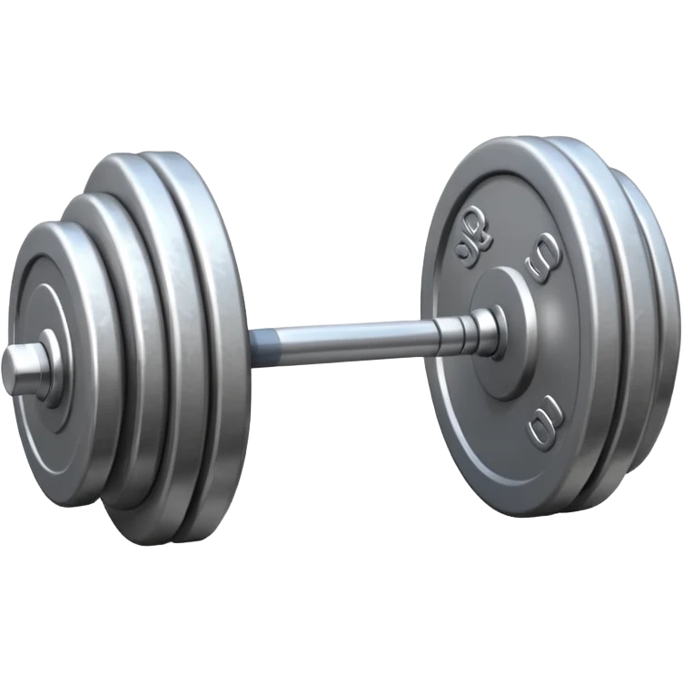 single barbell emoji