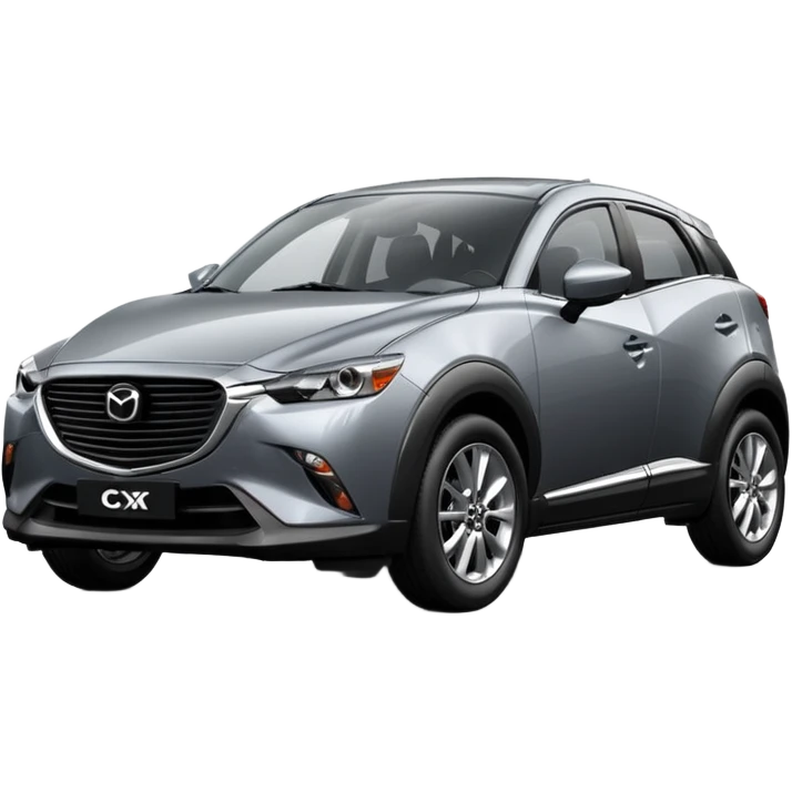 Metallic grey Mazda cx3 emoji