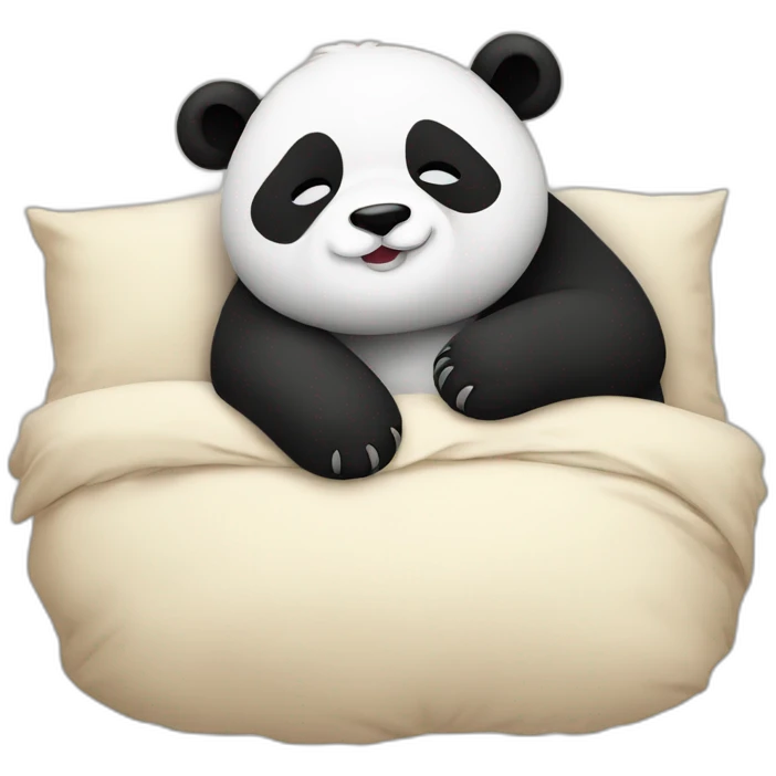 panda sleepinh emoji