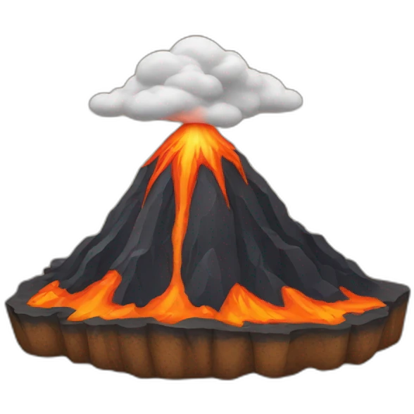 volcano emoji