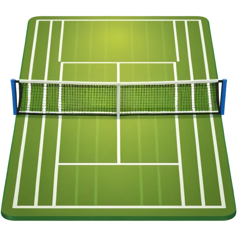 Colored tennis field emoji