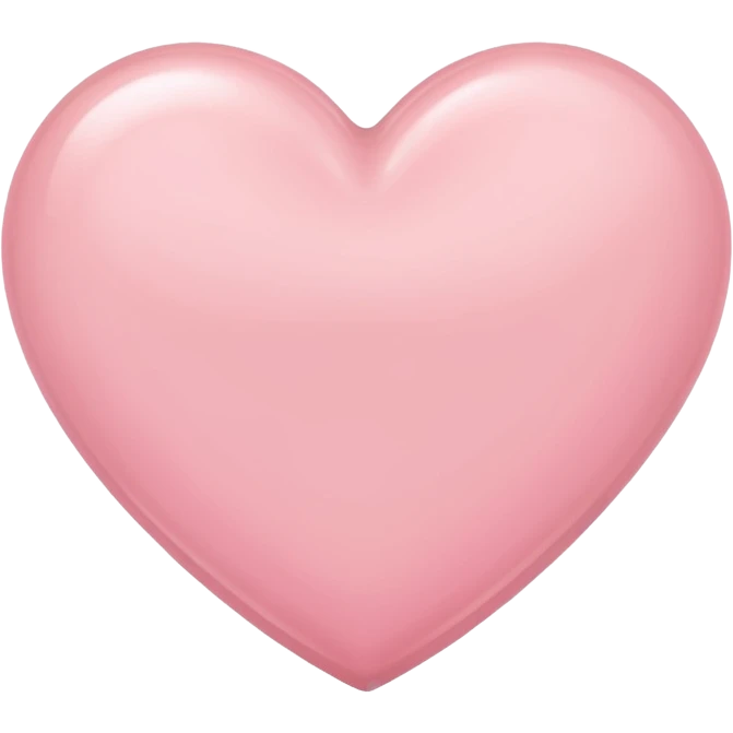 light pink heart emoji