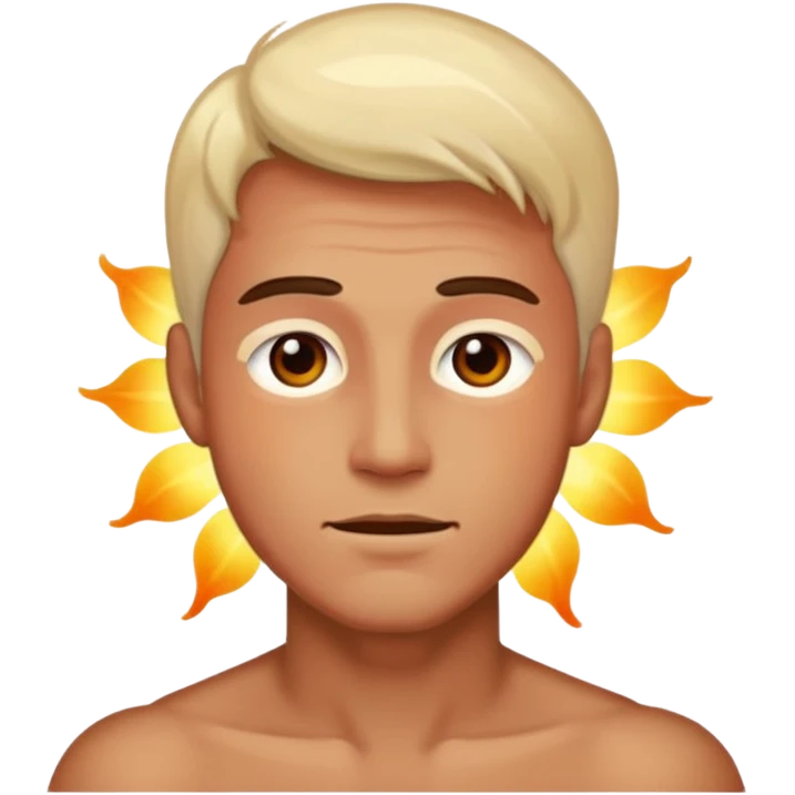 A man with aura emoji