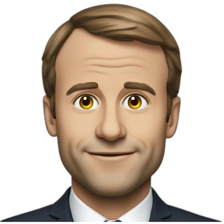 Macron realiste emoji