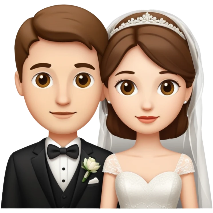wedding couple, bride and groom emoji
