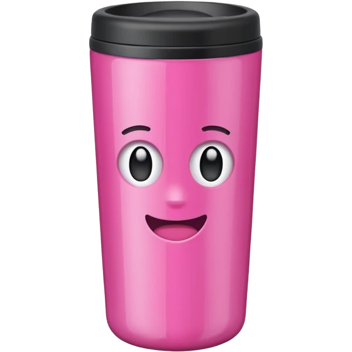 pink tumbler emoji