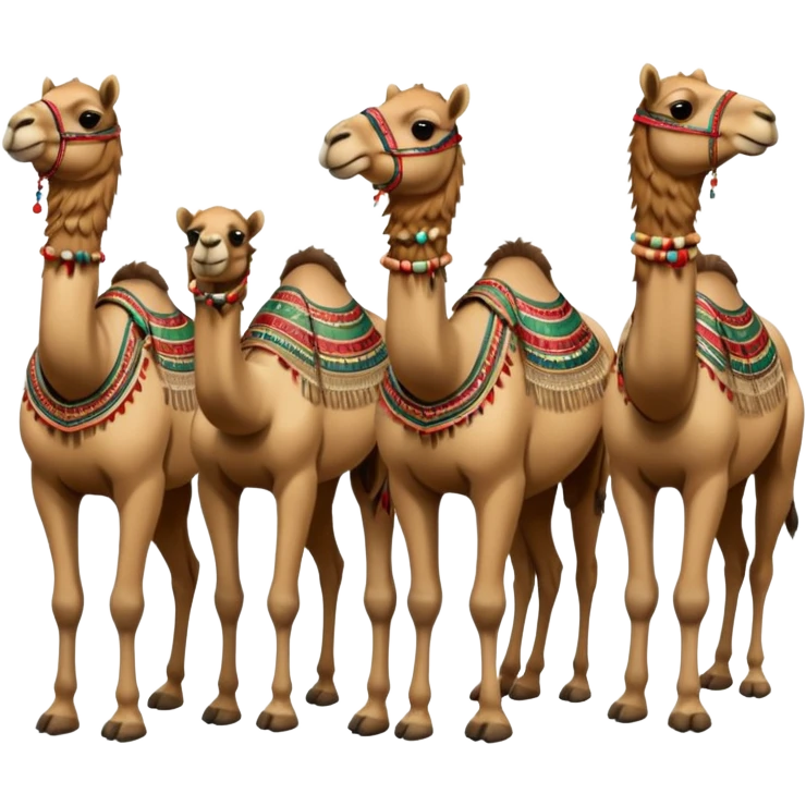 5 animaux oriental béduin emoji