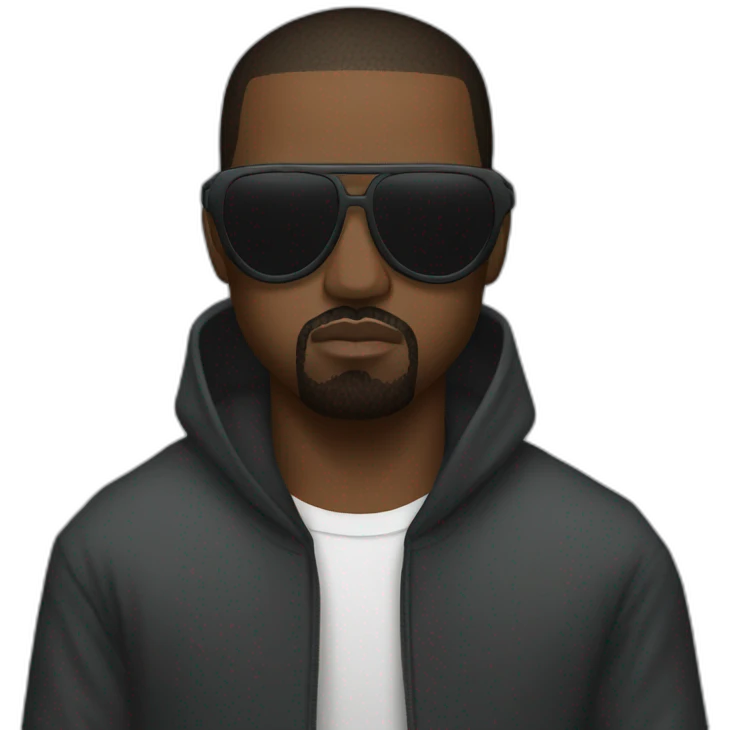 Kanye west in donda costume emoji