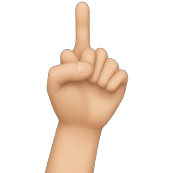 cut thumb emoji