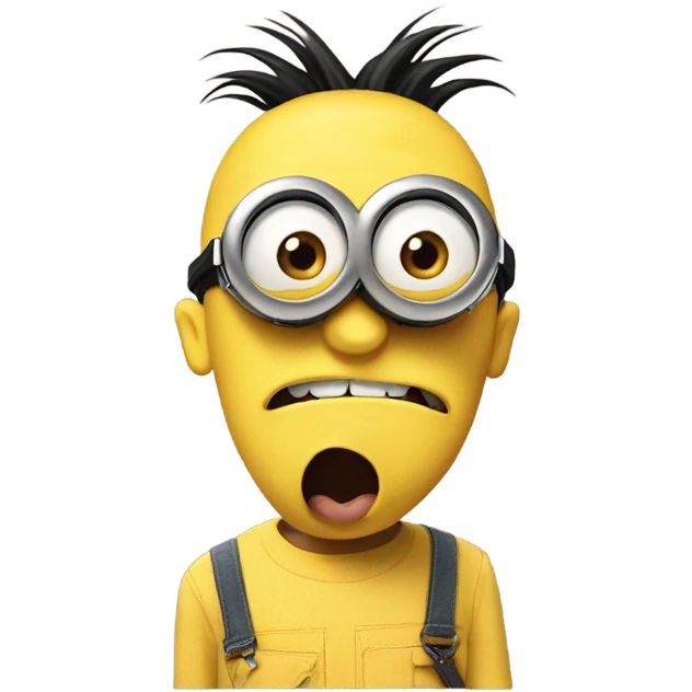 Minion speechless  emoji
