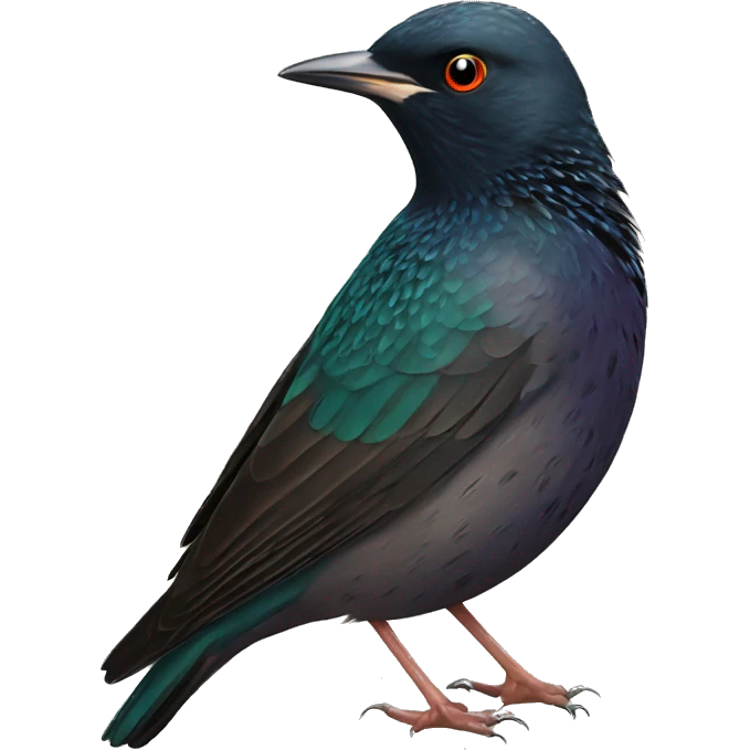 European starling emoji