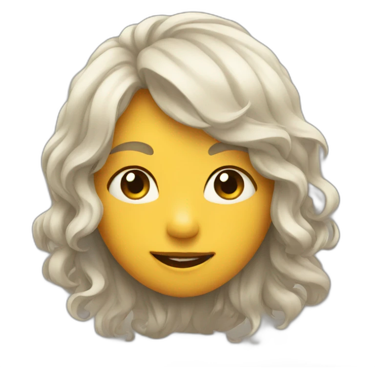 Cute face emoji
