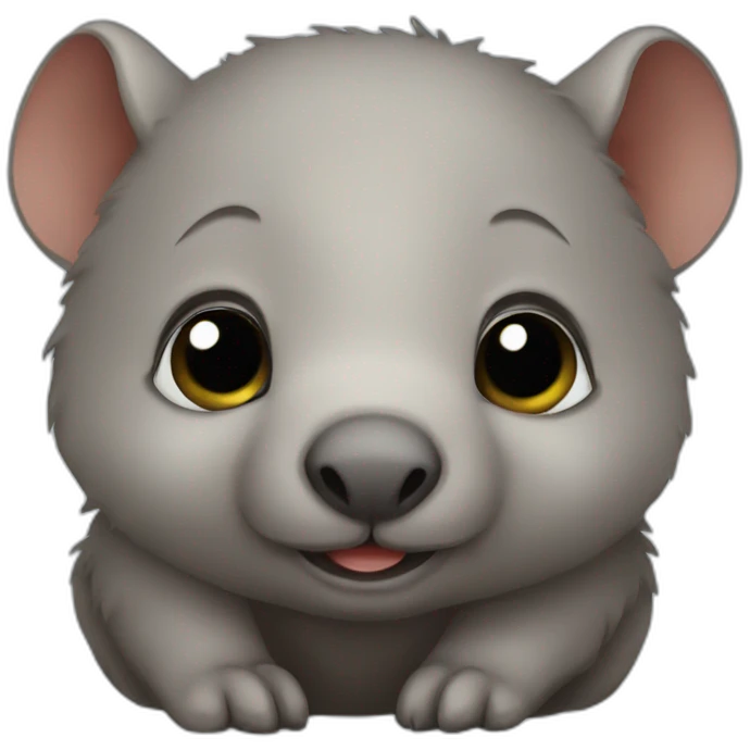 Wombat baby emoji