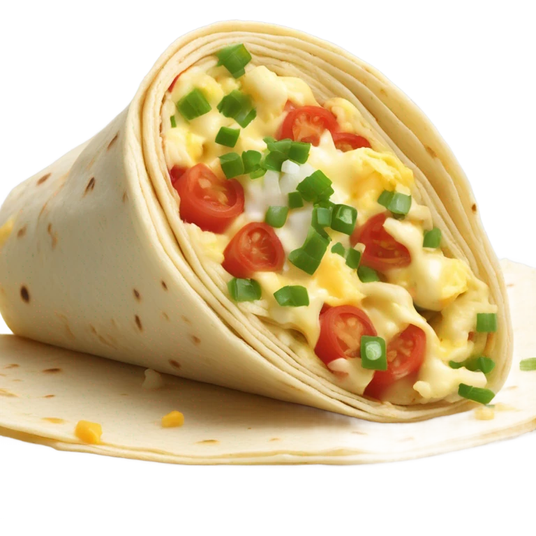 Breakfast wrap  emoji