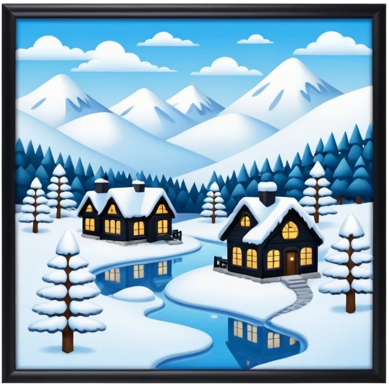 Winter wonderland emoji