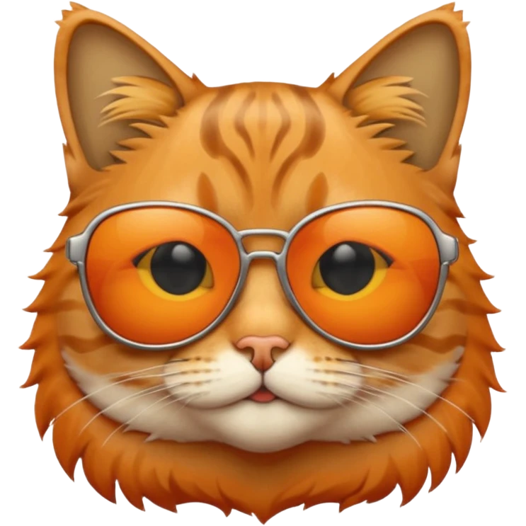 Cat wearing sunglasses emoji