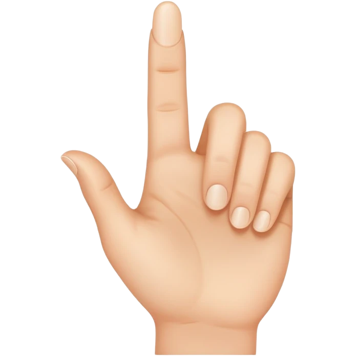 Finger pointing up  emoji