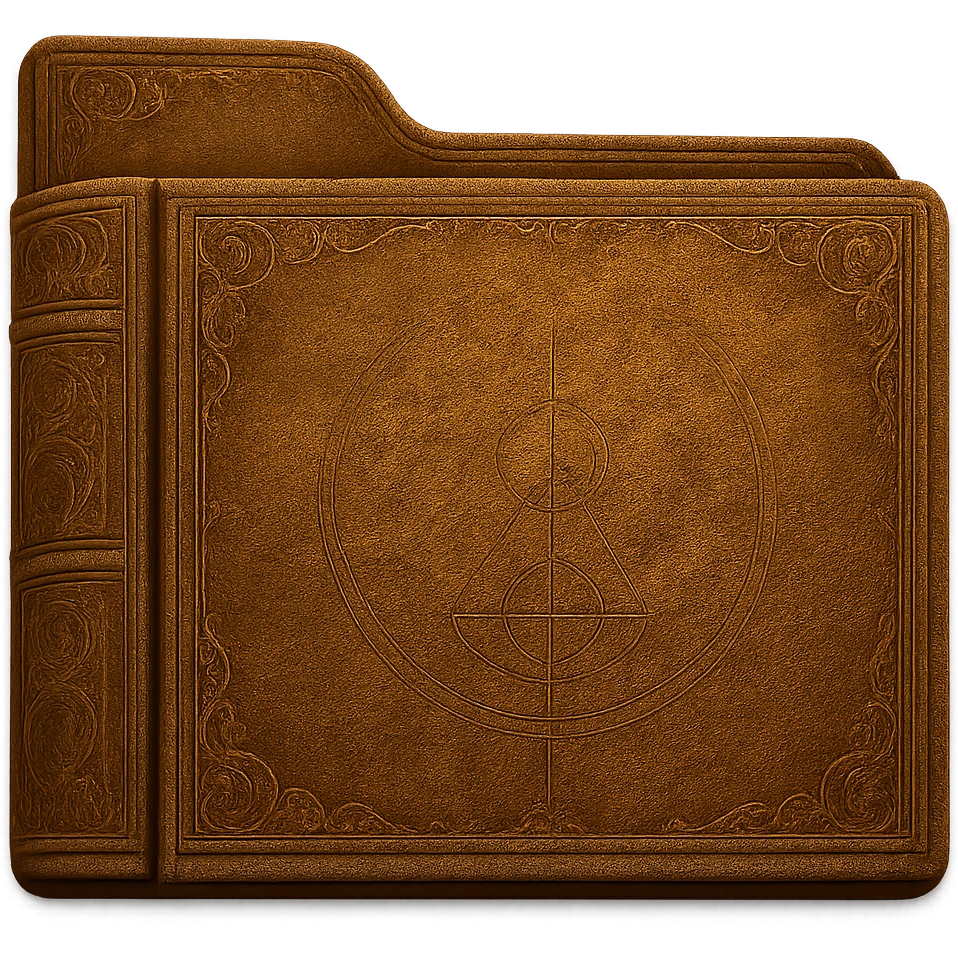 Combine the two layers to create the full ornate folder, matching the exact look and style of the provided ornate folder image. Maintain a transparent background. emoji