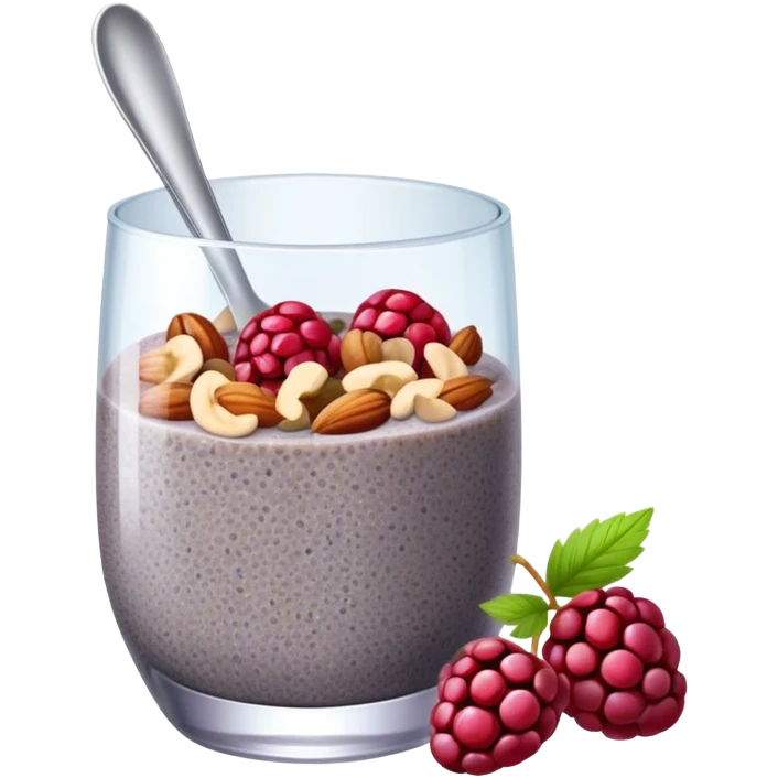 chia seed pudding emoji