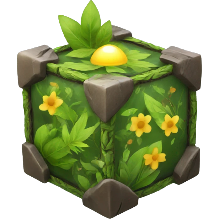 nature healing cube emoji
