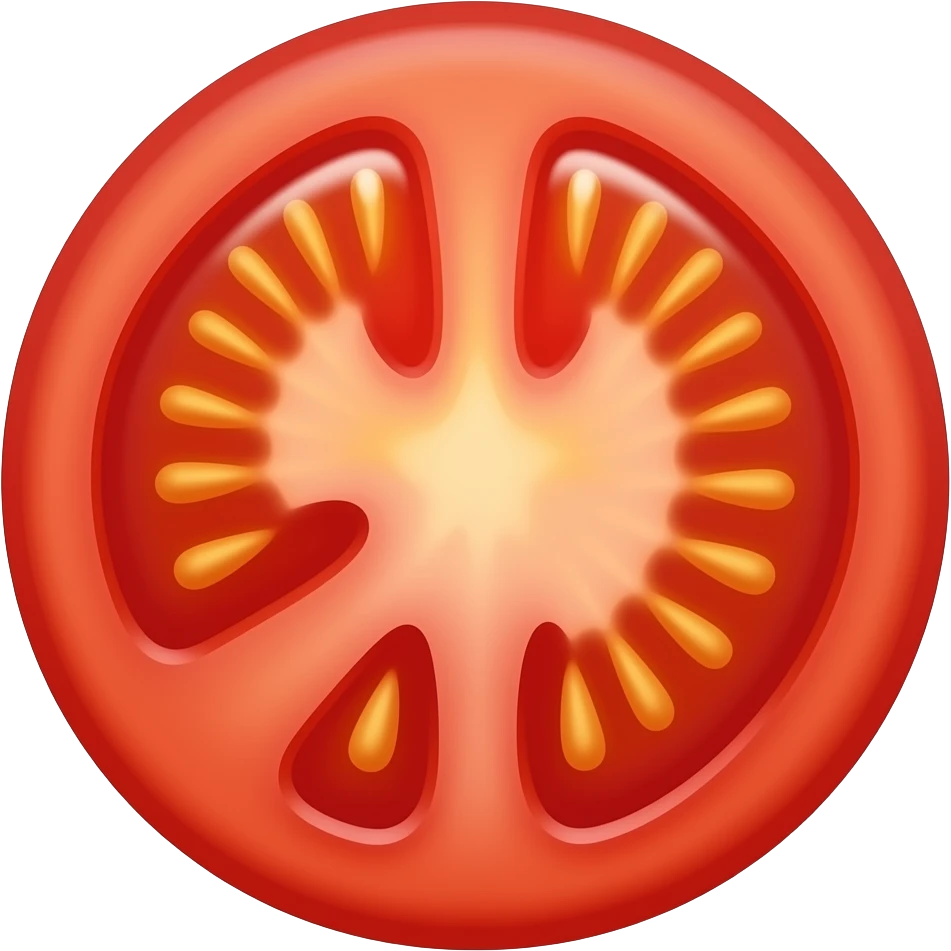 cut tomato slice emoji