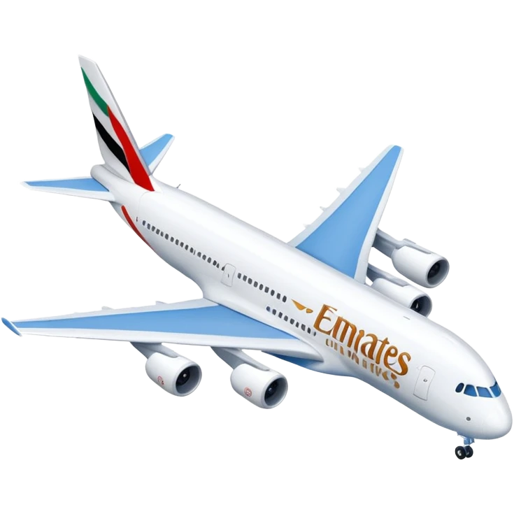Самолет emirates  emoji