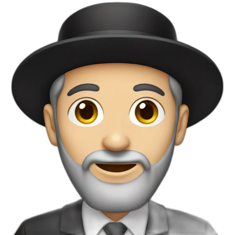Jewish Hasidic man emoji