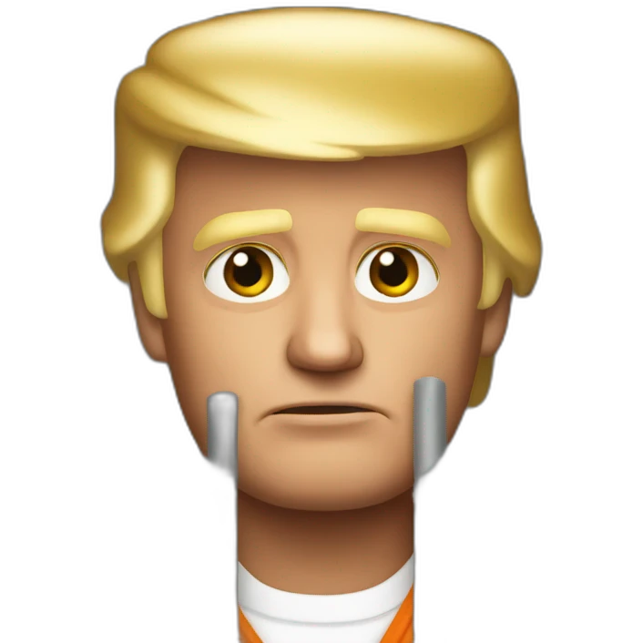 donald trump in jail emoji