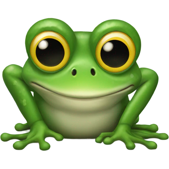freaky frog emoji