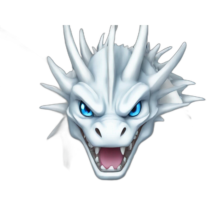 blue eyes white dragon yugioh emoji