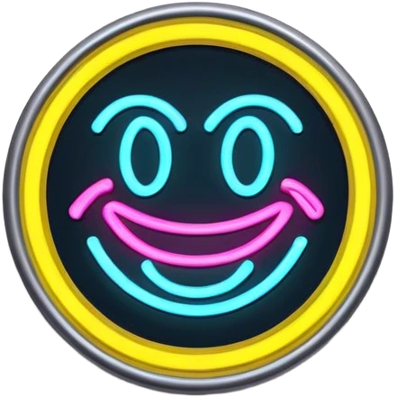 Neon signboard emoji
