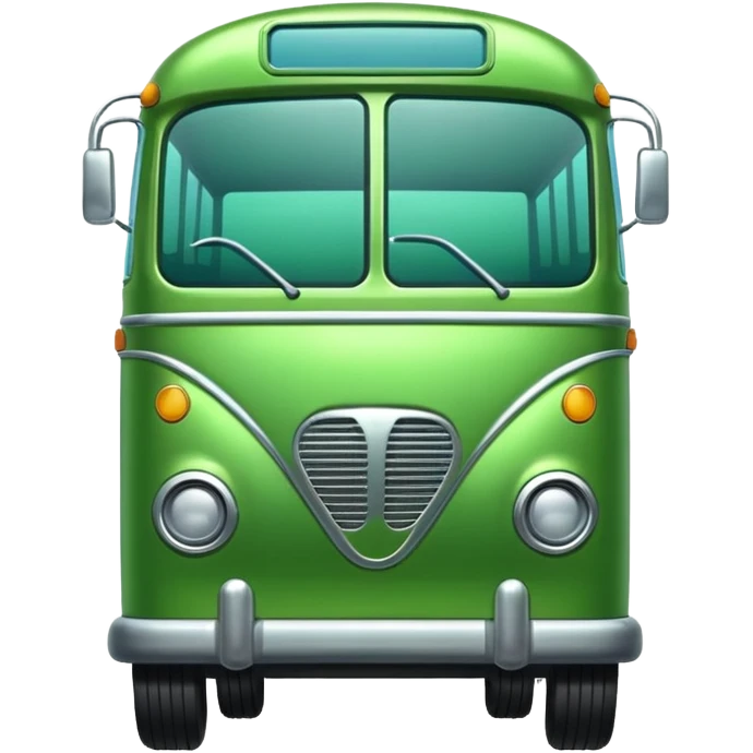 Green bus emoji