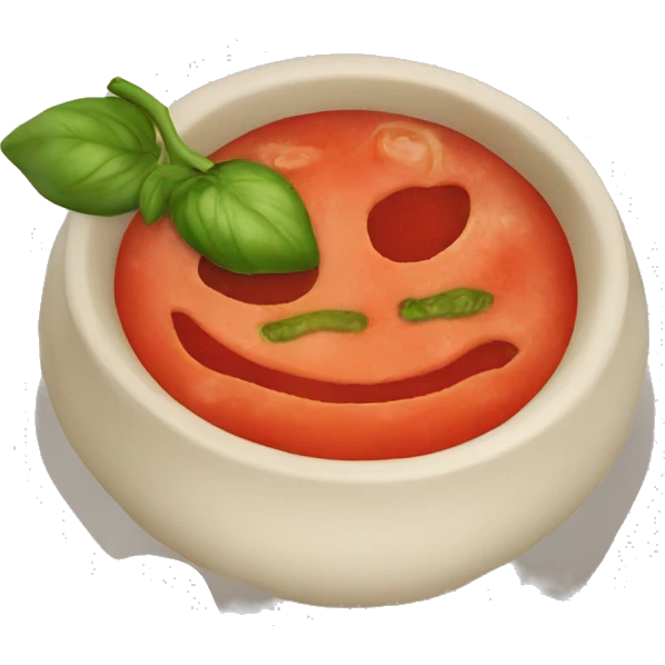 Sopa de tomate emoji