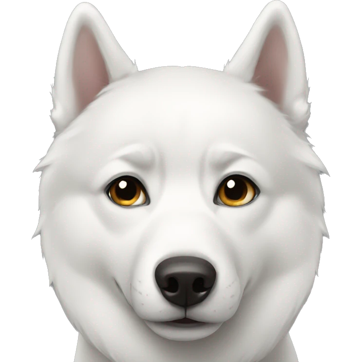 white husky emoji