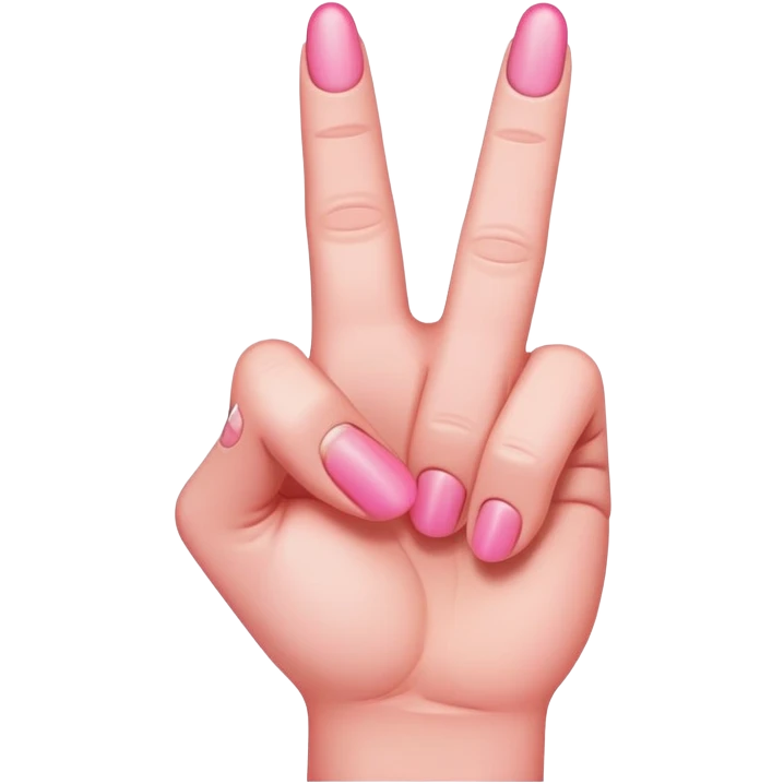 Pink middle finger  emoji